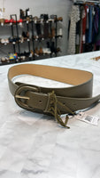 New BCBGeneration Green Leather Belt, M