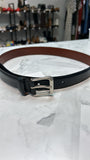 Coach Black Leather Belt, 32"