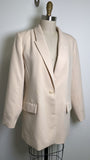 Nine West Ivory Blazer Jacket, L
