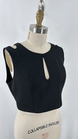 New bebe Black Cropped Top, L