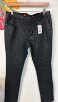 Tinseltown Black Snake Print Jeans, 8