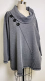 Ali Miles Gray Top, 3X
