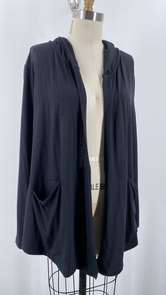 Zella Black Hooded Cardigan, M