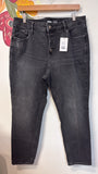 Old Navy Button Fly Power Straight 28" Inseam Jeans, 14