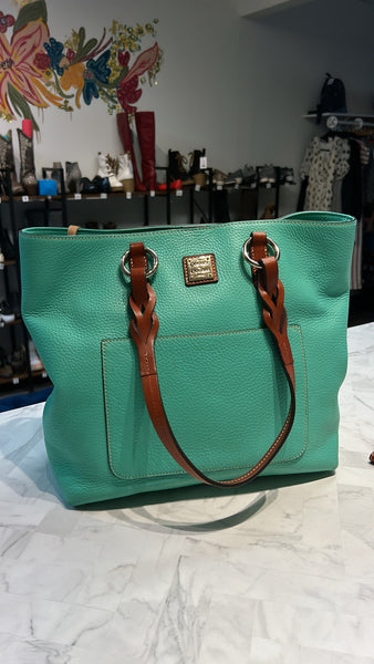 Dooney & Bourke Spearmint Tammy Tote Shoulder Bag, 11"x13.5"