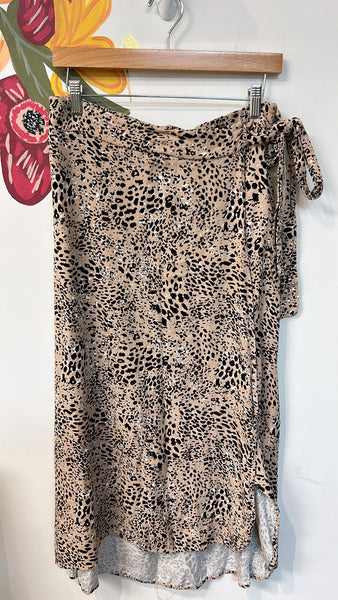 Maurices Animal Print Skirt, M