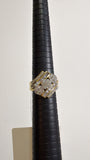 JTV Gold Vermeil Sterling Silver CZ Ring, 10