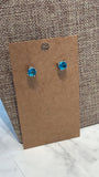 Sterling Silver with Blue Stones Earrings