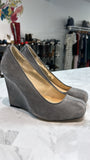 Michael Kors Gray Suede Wedges, 8