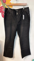 Maurices Black Straight Jeans, 16