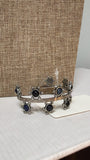 Silver/Black Cuff Bracelet