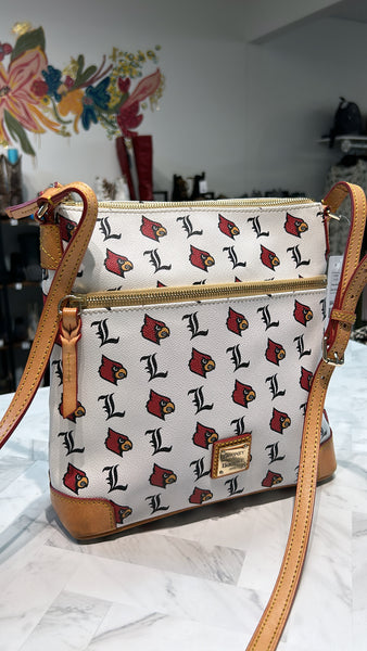 Dooney & Bourke UofL Crossbody Bag, 10"x10"