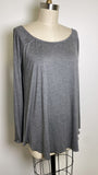 New Piko Gray Top, M