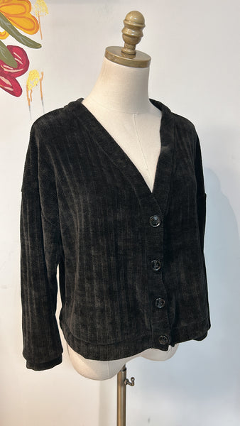 Heart & Hips Black Cardigan, L