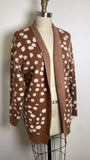 Dee Elly Brown Cardigan, S