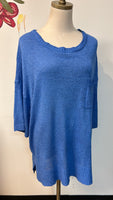 New Easel Blue Sweater, M