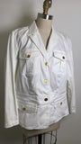 Chaps White Jacket, 1X