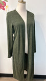 Emerald Longline Green Cardigan, M