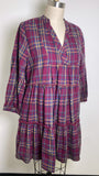 New Entro Plaid Dress, L