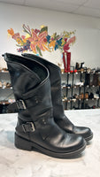 Musse & Cloud Black Leather Boots, 7