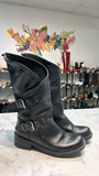 Musse & Cloud Black Leather Boots, 7