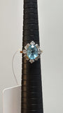 Sterling Silver Gold Vermeil Ring, 7