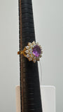 Sterling Silver Gold Vermeil Ring, 7