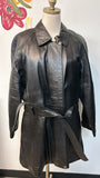 Screaming Eagle Black Leather Jacket, XXL