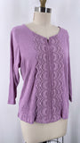 New Thomas & Olivia Purple Top, XL Petite