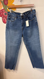 Kensie The Allie High Rise Slim Straight 25" Inseam Jeans, 14