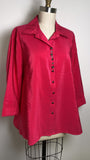 New Ali Miles Pink Fuchsia Top, L
