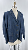 Liz Claiborne Denim Blazer Jacket, 16