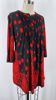 New Reborn Black/Red Tunic, L