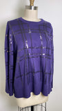 Chico's Purple Sweater, L
