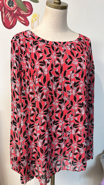 Lane Bryant Pink/Black Top, 22/24