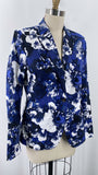 Covington Blue Floral Blazer Jacket, L