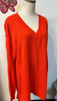 Lane Bryant Orange Sweater, 22/24