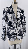 Covington Black Floral Blazer Jacket, L