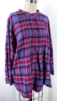 Lands End Plaid Top, 1X