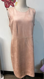 Calvin Klein Pink Faux Suede Dress, 14