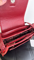 Brighton Red Shoulder Bag, 11"x8"