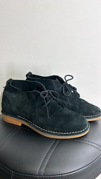 Hush Puppies Black Suede Shoes, 7