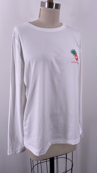 Vineyard Vines White Performance Top, L