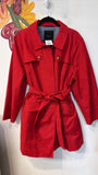 Talbots Red Trench Coat Jacket, 20W