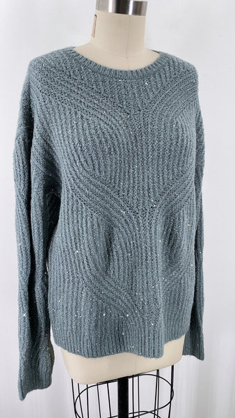 New Nine West Metallic Sweater, L