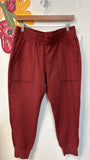 Cabi Burgundy Training Style 4133 Joggers, M