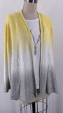 New Alfred Dunner Yellow/White Sweater, XL