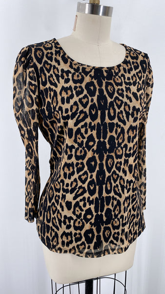 INC Animal Print Top, L