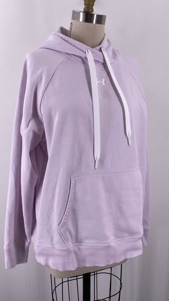 Under Armour Purple Hoodie Loose Fit Sweatshirt, XL