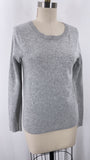 J. Crew Gray Teddie Wool Blend Sweater, S